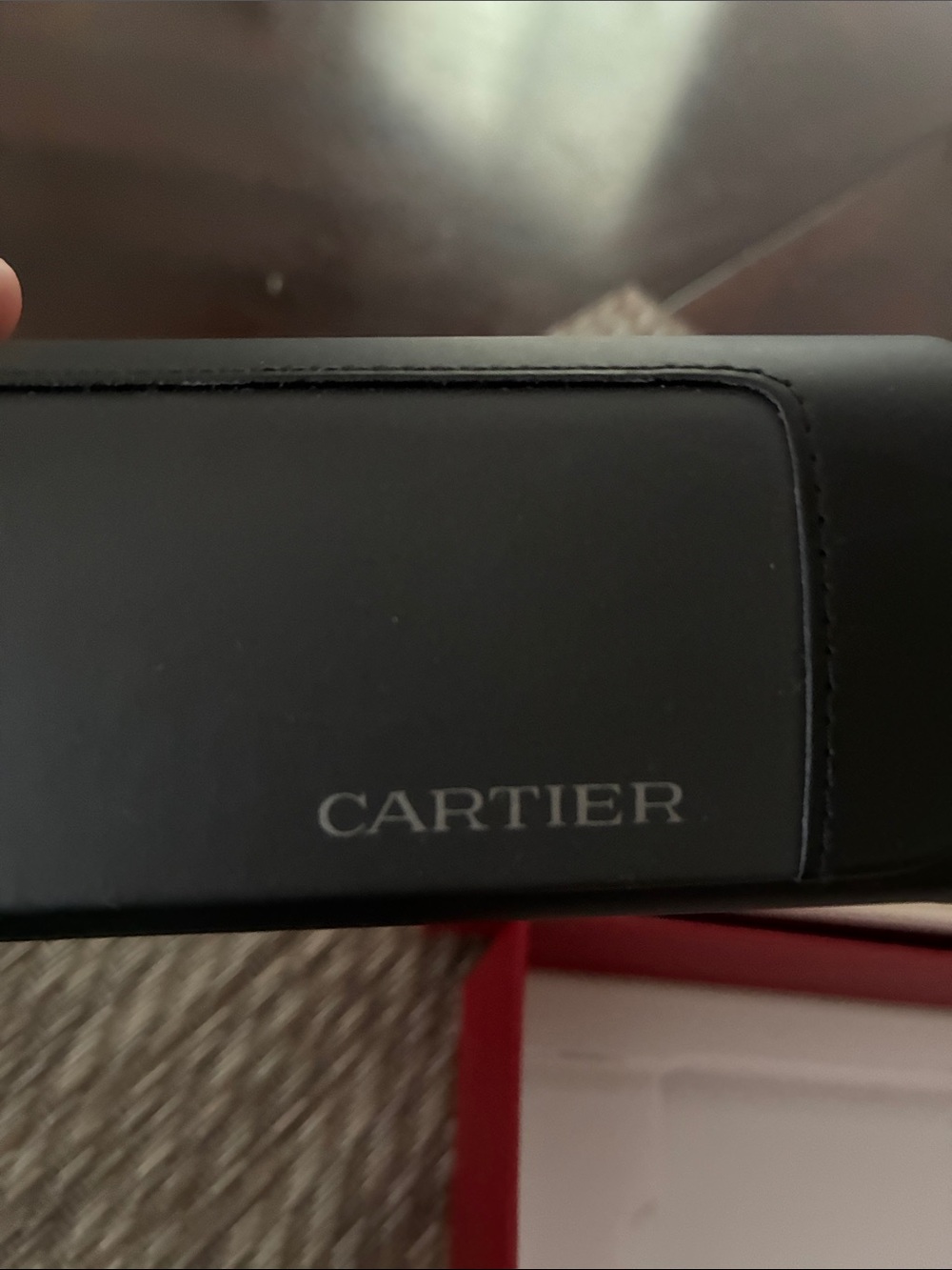 Cartier Red Box with Gold Script Logo - Picture 5 of 5